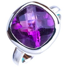 StarGems  Natural Amethyst Handmade 925 Sterling Silver Ring 6.25 E9266