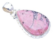 StarGems® Natural Rhodonite Handmade 925 Sterling Silver Pendant 1.25" F3598