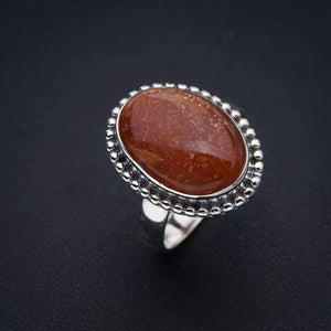 StarGems  Natural Calcite Handmade 925 Sterling Silver Ring 8.25 F0587