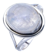 StarGems  Natural Moonstone Handmade 925 Sterling Silver Ring 5.75 F0659