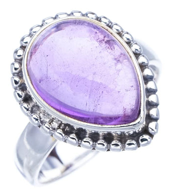 StarGems  Natural Amethyst Handmade 925 Sterling Silver Ring 6.75 F2885