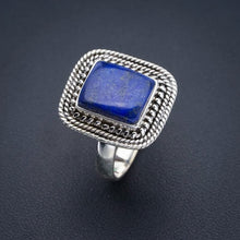 StarGems  Natural Lapis Lazuli Handmade 925 Sterling Silver Ring 9.25 F0023