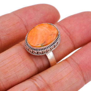 StarGems  Natural Calcite Handmade 925 Sterling Silver Ring 8.75 F2100