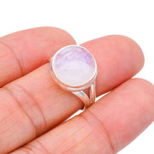 StarGems  Natural Moonstone Handmade 925 Sterling Silver Ring 7 F2747