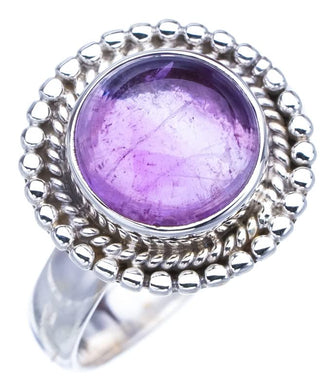 StarGems  Natural Amethyst Handmade 925 Sterling Silver Ring 7.75 F2895