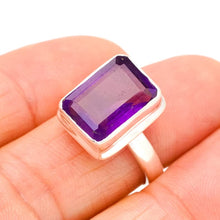 StarGems® Natural Amethyst Handmade 925 Sterling Silver Ring 7.25 E9236