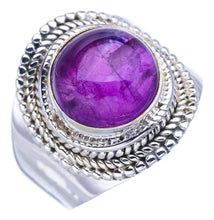 StarGems® Natural Amethyst Handmade 925 Sterling Silver Ring 7 F2848