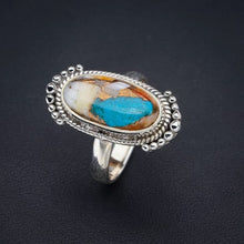 StarGems® Natural Copper Chalcedony Handmade 925 Sterling Silver Ring 8.75 F1692