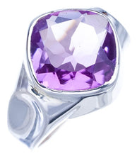 StarGems® Natural Amethyst Handmade 925 Sterling Silver Ring 9 F2851