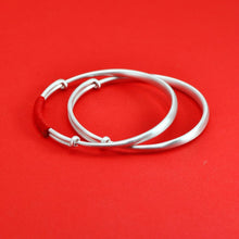 StarGems  Adjustable Carved Rabbit Handmade 999 Sterling Silver Bangle Bracelet For Women Cb0141