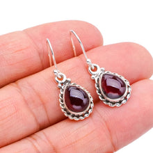 StarGems  Natural Amethyst Handmade 925 Sterling Silver Earrings 1.25" F5624