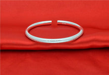 StarGems  Opening Carved 'The Great Compassion Mantra' Handmade 999 Sterling Silver Bangle Cuff Bracelet For Women Cb0121