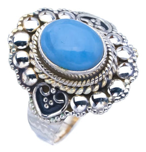 StarGems® Natural Owyhee Opal Handmade 925 Sterling Silver Ring 7.25 F3266