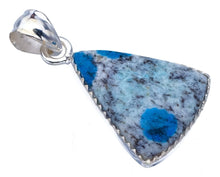 StarGems® Natural K2 Azurite Handmade 925 Sterling Silver Pendant 1.25" F3563