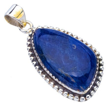 StarGems  Natural Sodalite Handmade 925 Sterling Silver Pendant 1.75" F5204