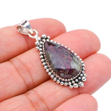 StarGems  Natural Eudialite Handmade 925 Sterling Silver Pendant 1.75" F4722