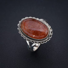 StarGems® Natural Calcite Handmade 925 Sterling Silver Ring 9 F0596