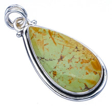 StarGems  Natural Australian Variscite Handmade 925 Sterling Silver Pendant 1.5" F4384