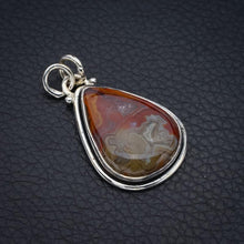 StarGems® Natural Crazy Lace Agate Handmade 925 Sterling Silver Pendant 1.5" F4268