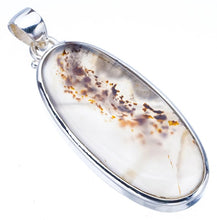 StarGems® Natural Scenic Dendritic Agate Handmade 925 Sterling Silver Pendant 2" F4797