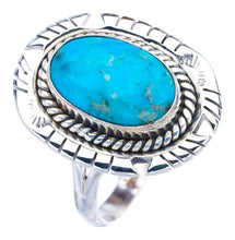 StarGems  Natural Turquoise Pigeon Handmade 925 Sterling Silver Ring 11 F2304