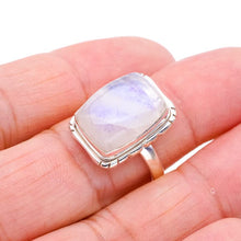 StarGems  Natural Moonstone Handmade 925 Sterling Silver Ring 8.75 F0610