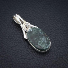 StarGems  Natural Seraphinite Handmade 925 Sterling Silver Pendant 1.5" F4674