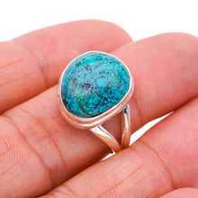 StarGems  Natural Turquoise Handmade 925 Sterling Silver Ring 7.25 F0472