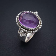 StarGems® Natural Amethyst Handmade 925 Sterling Silver Ring 8.5 F2852