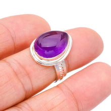 StarGems® Natural Amethyst Handmade 925 Sterling Silver Ring 6.25 F2877