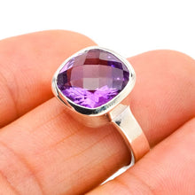 StarGems  Natural Amethyst Handmade 925 Sterling Silver Ring 6.5 E9179