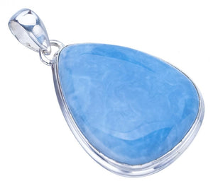 StarGems® Natural Owyhee Opal Handmade 925 Sterling Silver Pendant 1.75" F4147