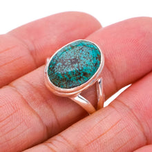 StarGems  Natural Turquoise Handmade 925 Sterling Silver Ring 7.75 F0402