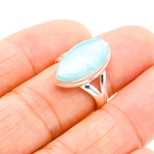 StarGems  Natural Chalcedony Handmade 925 Sterling Silver Ring 7 F0213