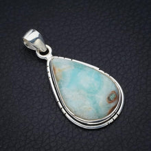 StarGems  Natural Amazonite Handmade 925 Sterling Silver Pendant 1.75" F5183