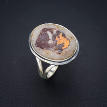 StarGems  Natural Jasper Handmade 925 Sterling Silver Ring 8 F0969