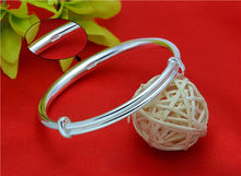 StarGems® Adjustable Dragon&phoenix “Fu” Handmade 999 Sterling Silver Bangle Bracelet For Women Cb0243