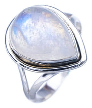 StarGems  Natural Moonstone Handmade 925 Sterling Silver Ring 5.75 F2596