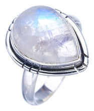 StarGems® Natural Moonstone Handmade 925 Sterling Silver Ring 5.75 F2565