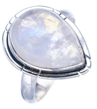 StarGems® Natural Moonstone Handmade 925 Sterling Silver Ring 6 F2578