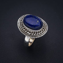 StarGems  Natural Lapis Lazuli Handmade 925 Sterling Silver Ring 7.25 F1806