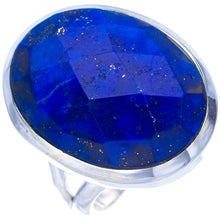 StarGems® Natural Lapis Lazuli Handmade 925 Sterling Silver Ring 5.25 F0055