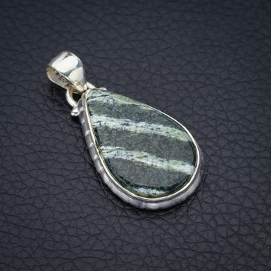 StarGems  Natural Seraphinite Handmade 925 Sterling Silver Pendant 1.5