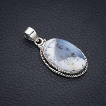 StarGems® Natural Dendritic Opal Handmade 925 Sterling Silver Pendant 1.5" F3811