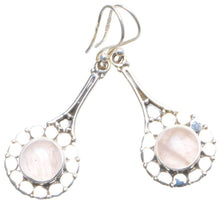 StarGems  Natural Rainbow Moonstone Handmade Unique 925 Sterling Silver Earrings 1.75" X4682