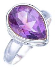 StarGems  Natural Amethyst Handmade 925 Sterling Silver Ring 7.75 F2831