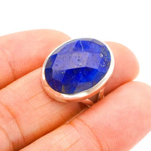 StarGems® Natural Lapis Lazuli Handmade 925 Sterling Silver Ring 5.25 F0055