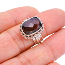 StarGems  Natural Smoky Quartz Handmade 925 Sterling Silver Ring 8 F1274