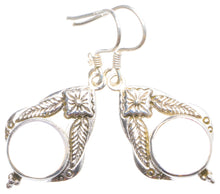 Natürliche Perlmutt-Ohrringe, handgefertigt, einzigartig, 925er-Sterlingsilber, 4,4 cm, X4289