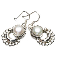 Natural River Pearl 925 Sterling Silver Earrings 1 1/4" Q1699